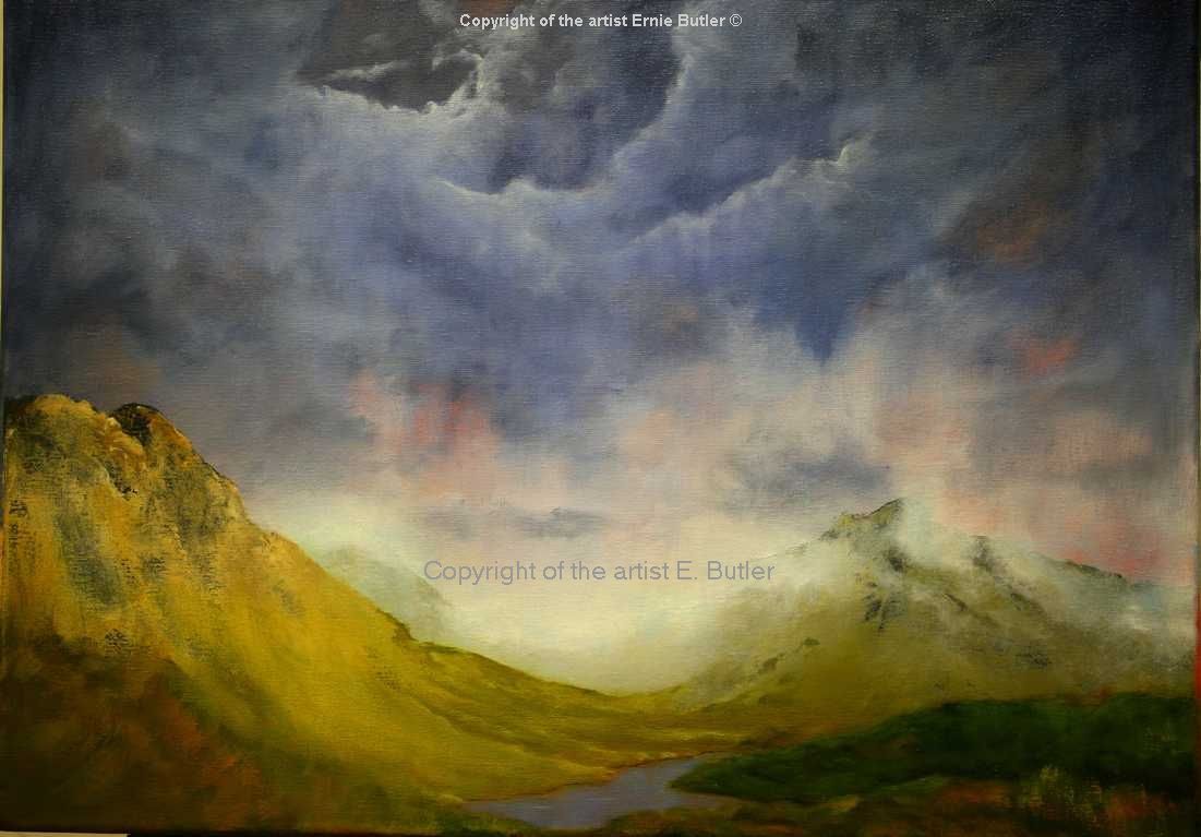 Oil painting Glen Coe Loch original